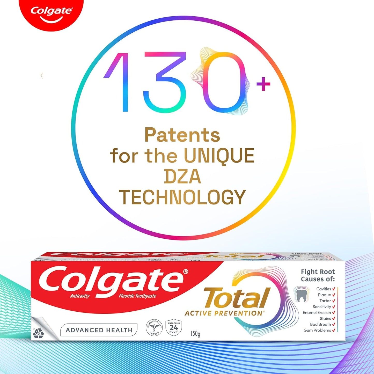 Toothpaste- COLGATE TOTAL ACTIVE PREVENTION ADVANCED HEALTH TOOTH PASTE 150GM