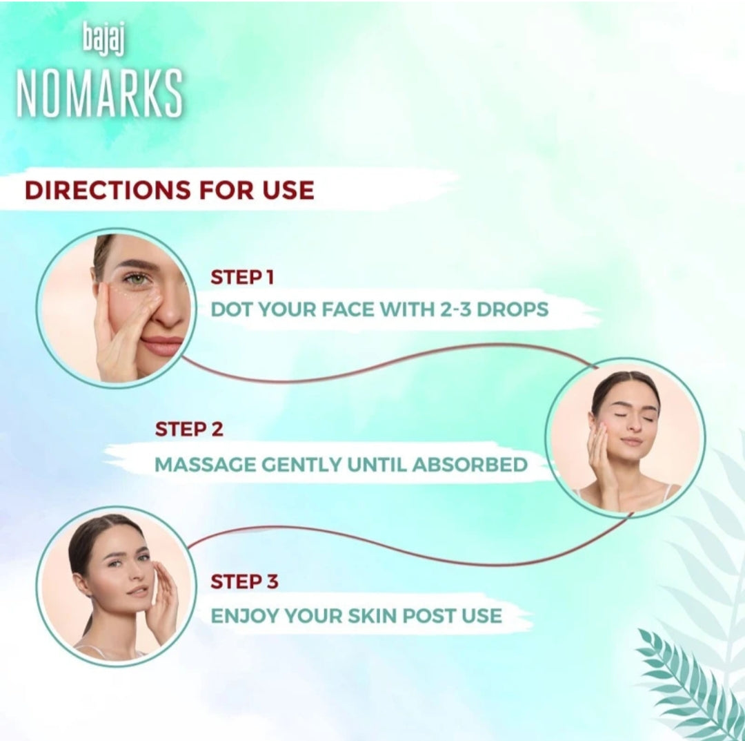 Face Serum- Bajaj No Marks Skin Clearing Face Serum with 10% Niacinamide 30ml