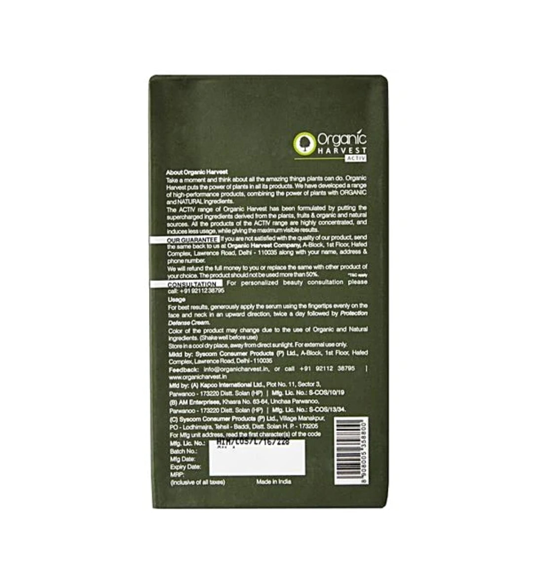 Face Serum- Organic Harvest Pollution Defence Serum with Gooseberry Extract 30ml
