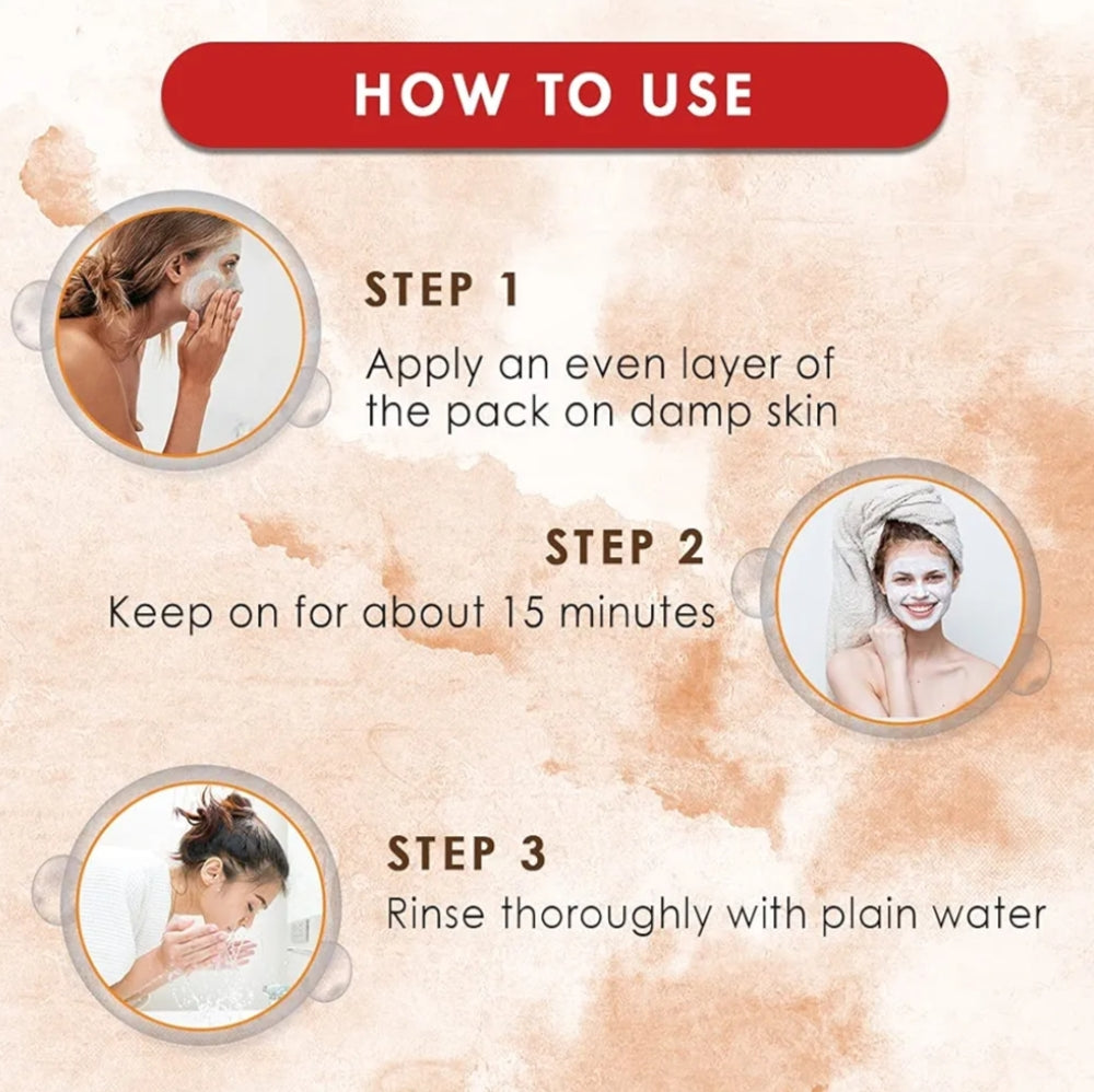 Face Pack & Sleeping Mask- WOW Ubtan Face & Body Pack with Chickpea Flour, Turmeric Extract and Saffron Extract which Helps to Tone, Refine Pores and Revive Dull Skin 200ml