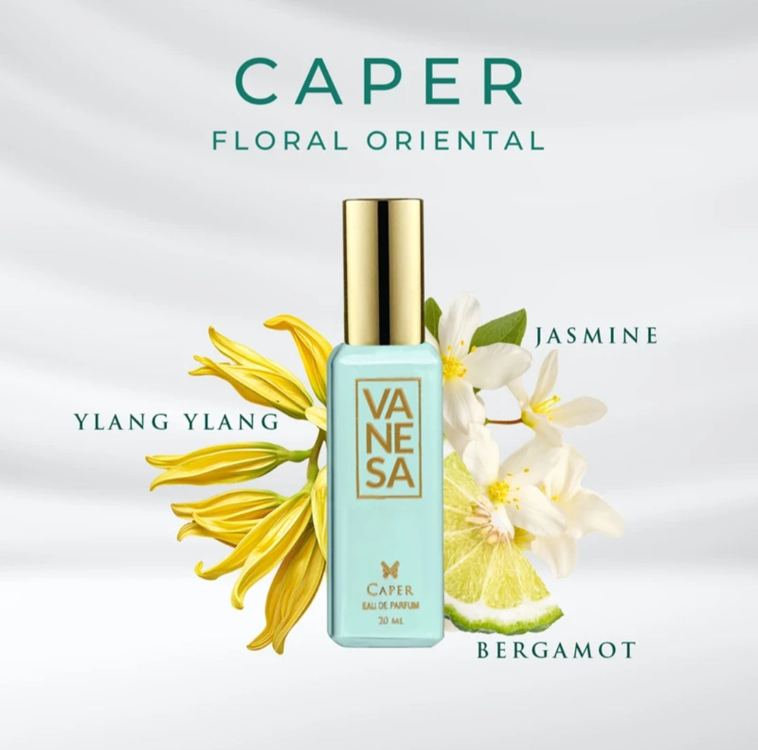 Perfumes & Deodorants- VANESA Divine Perfume Gift Set of 4 Perfumes (Babe, Caper, Scarlet & Oud Arabika) 80 ml (20ml each)