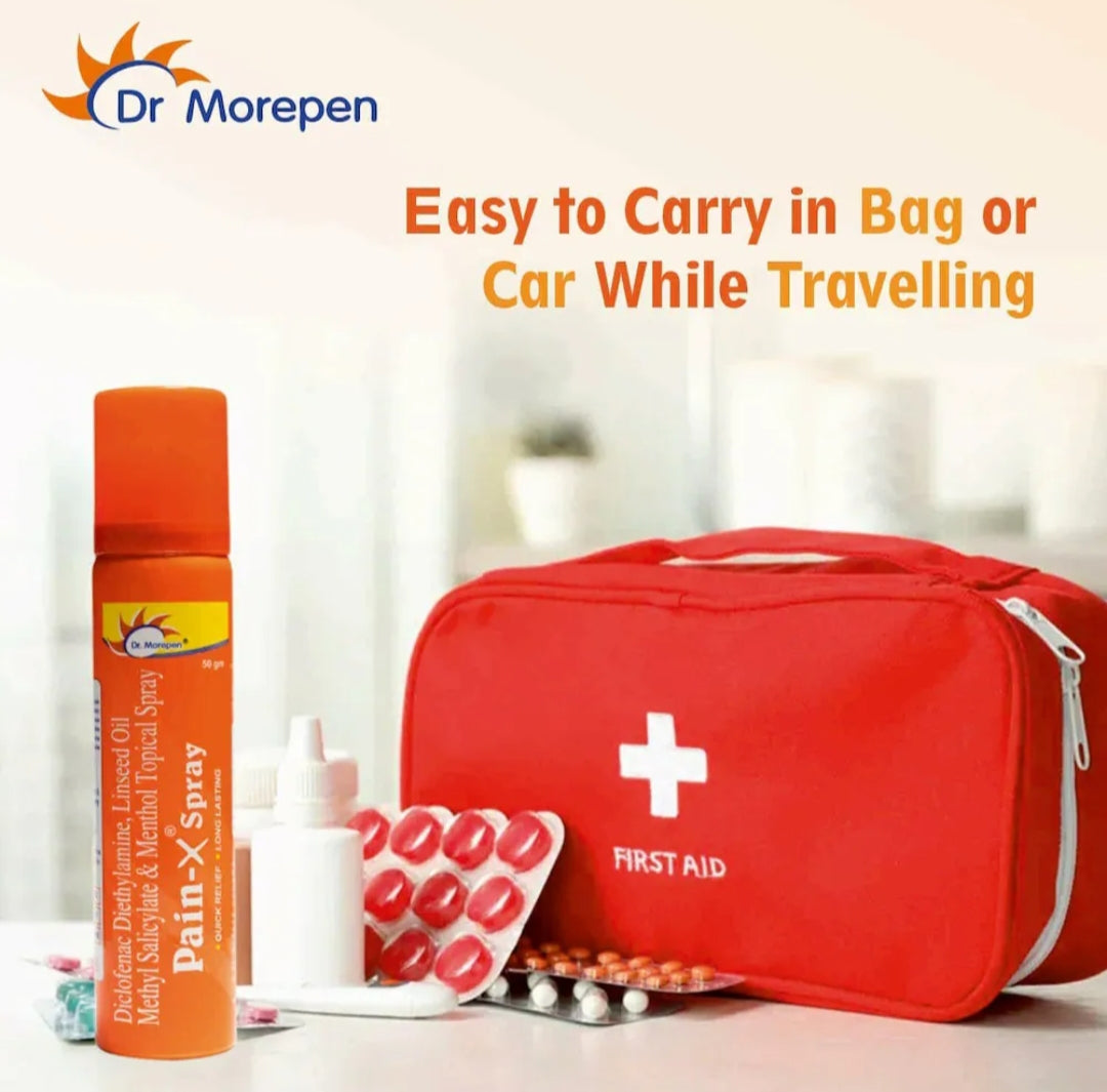 Pain Remover- Dr. Morepen' Pain-X Max Pain Removal Spray for Acute Pain - 55gm