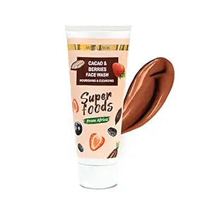 Face Wash- MyGlamm Superfoods Cacao & Berries Face Wash for Nourishing & Cleansing Skin 100ml