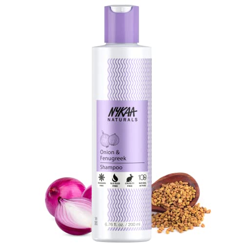 Nykaa Naturals Anti-Hair Fall Shampoo With Onion, Fenugreek - 200 ml