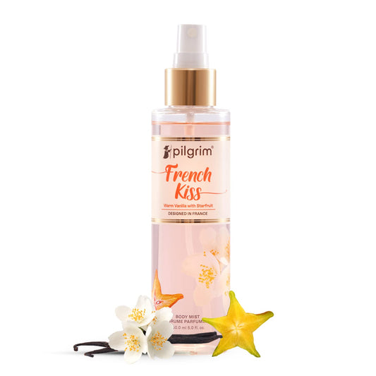 Perfumes & Deodorants- PILGRIM FRENCH KISS WARM VILLA WITH STARFRUIT BODY MIST 150ML