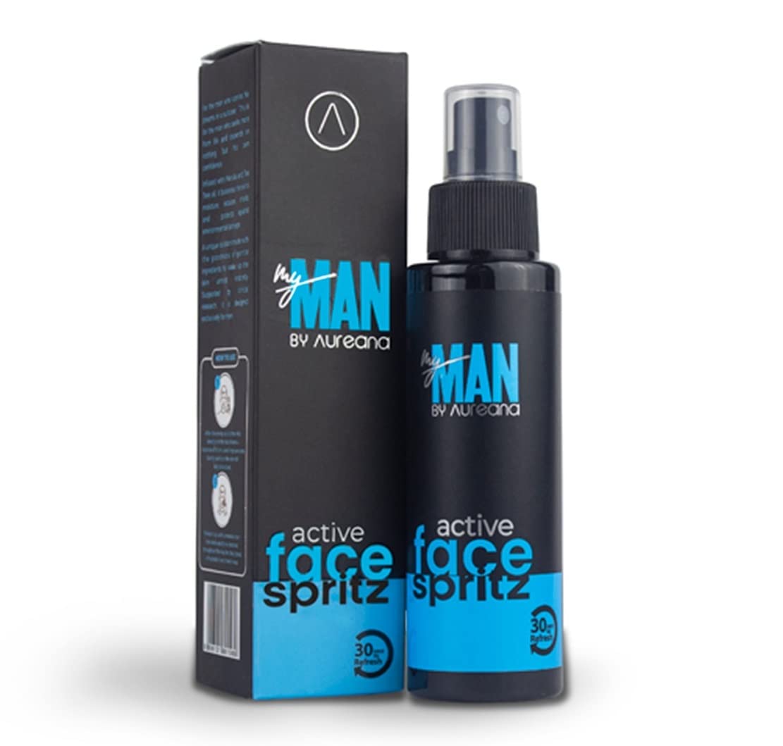 Face Toner- My Man By Aureana Active Face Spritz which makes you Refresh upto 30 Hours 100ml