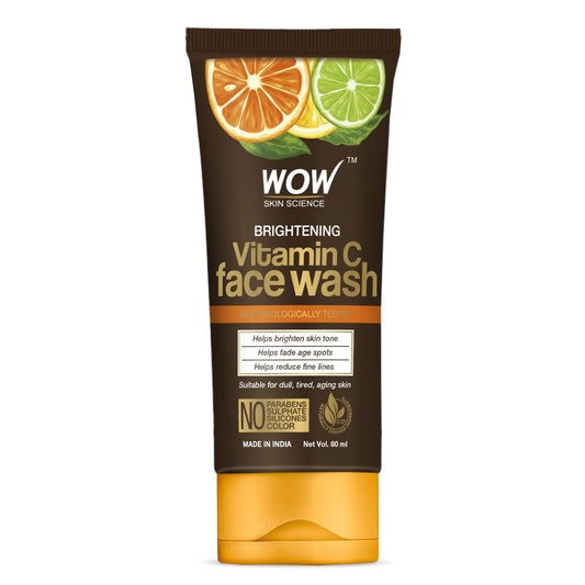 Face Wash- WOW VITAMIN-C & Niacinamide Face Wash which gives Instant Glow and Bright Skin upto 24 Hrs 100ML