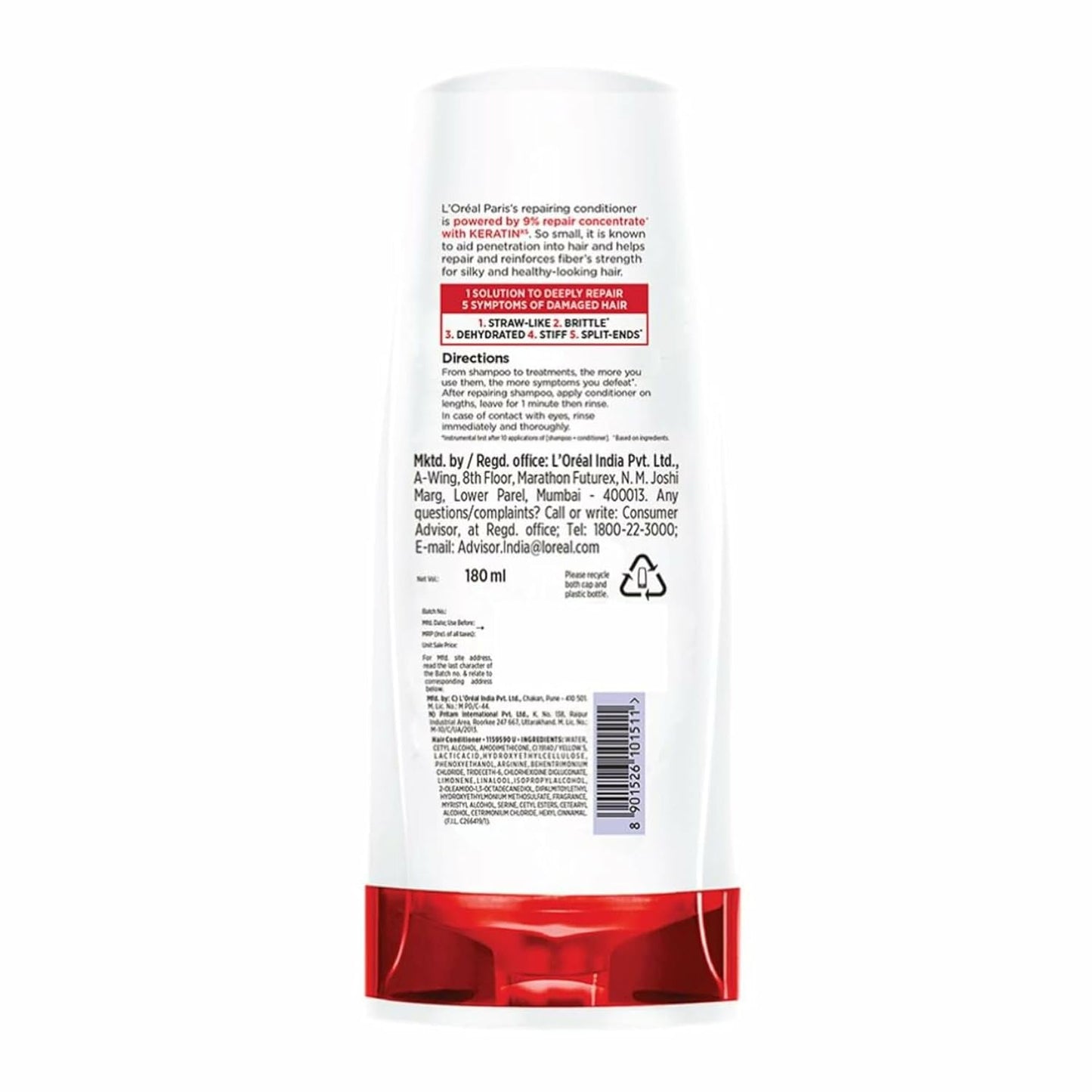 Hair Conditioner- L’Oreal Paris Total Repair 5 Advanced Repairing Conditioner 71.5Ml