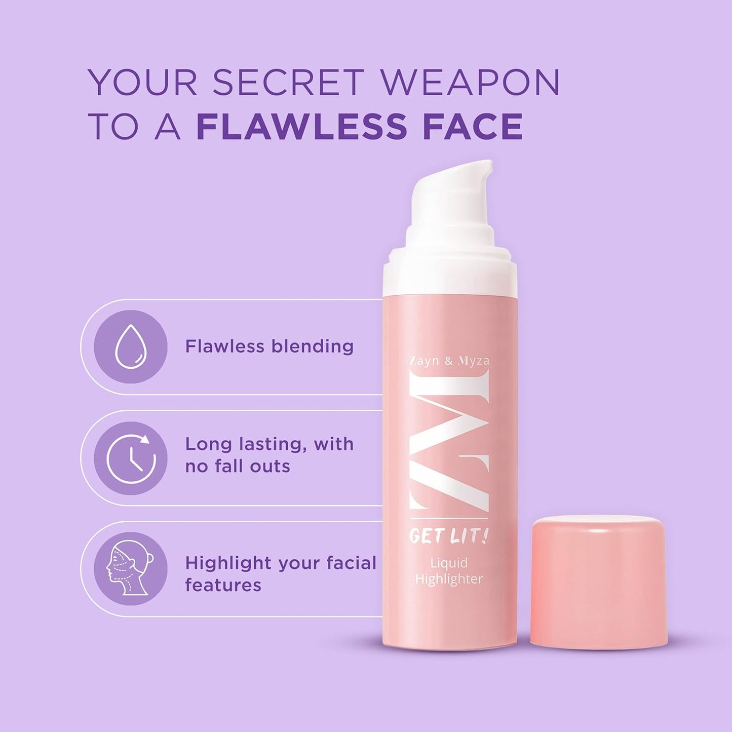 Makeup Highlighter- ZM GET LIT LIQUID HIGHLIGHTER 30G