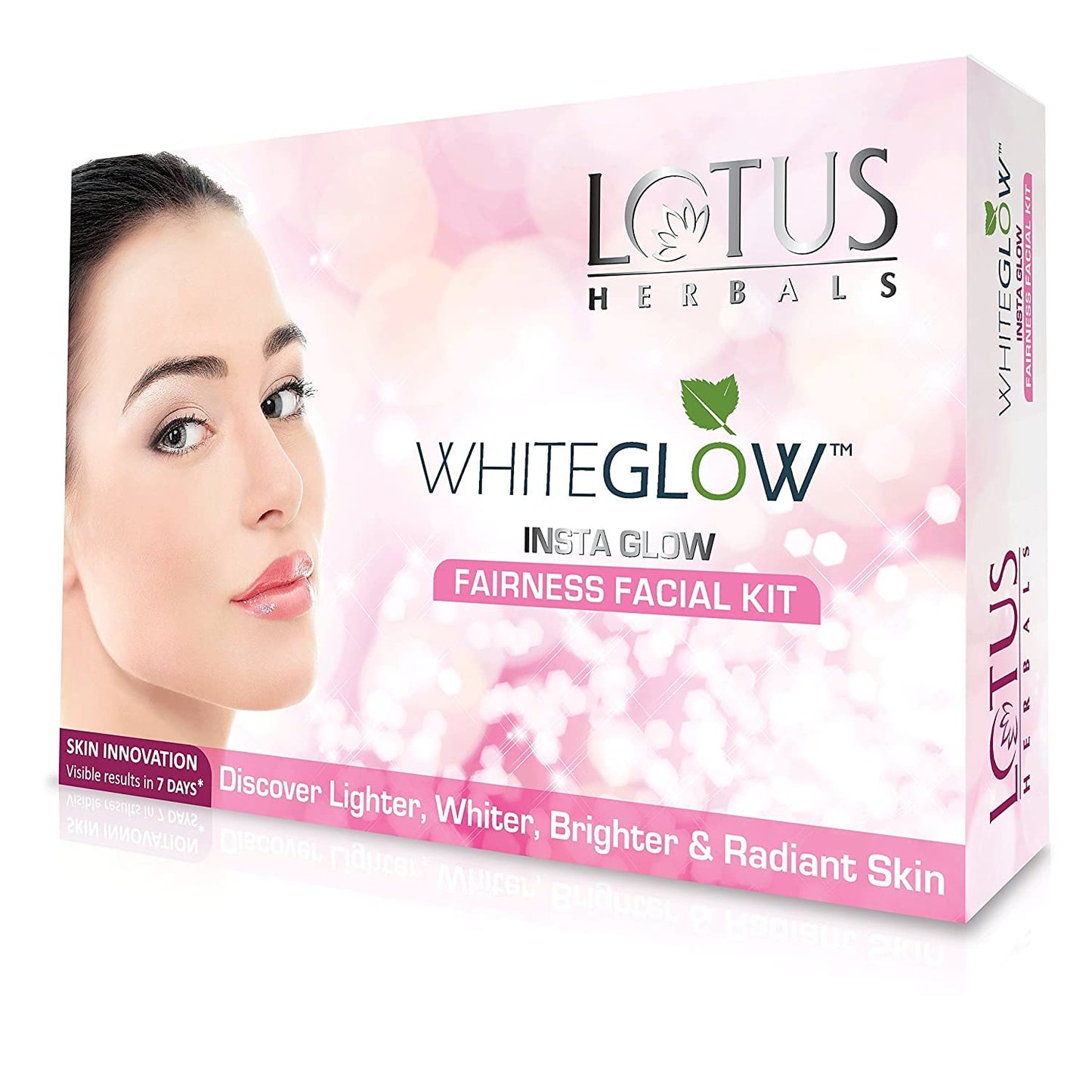 Facial Kit- Lotus Herbals Whiteglow Insta Glow Facial Kit for Radiant Glowing Skin Natural Ingredients 40gm