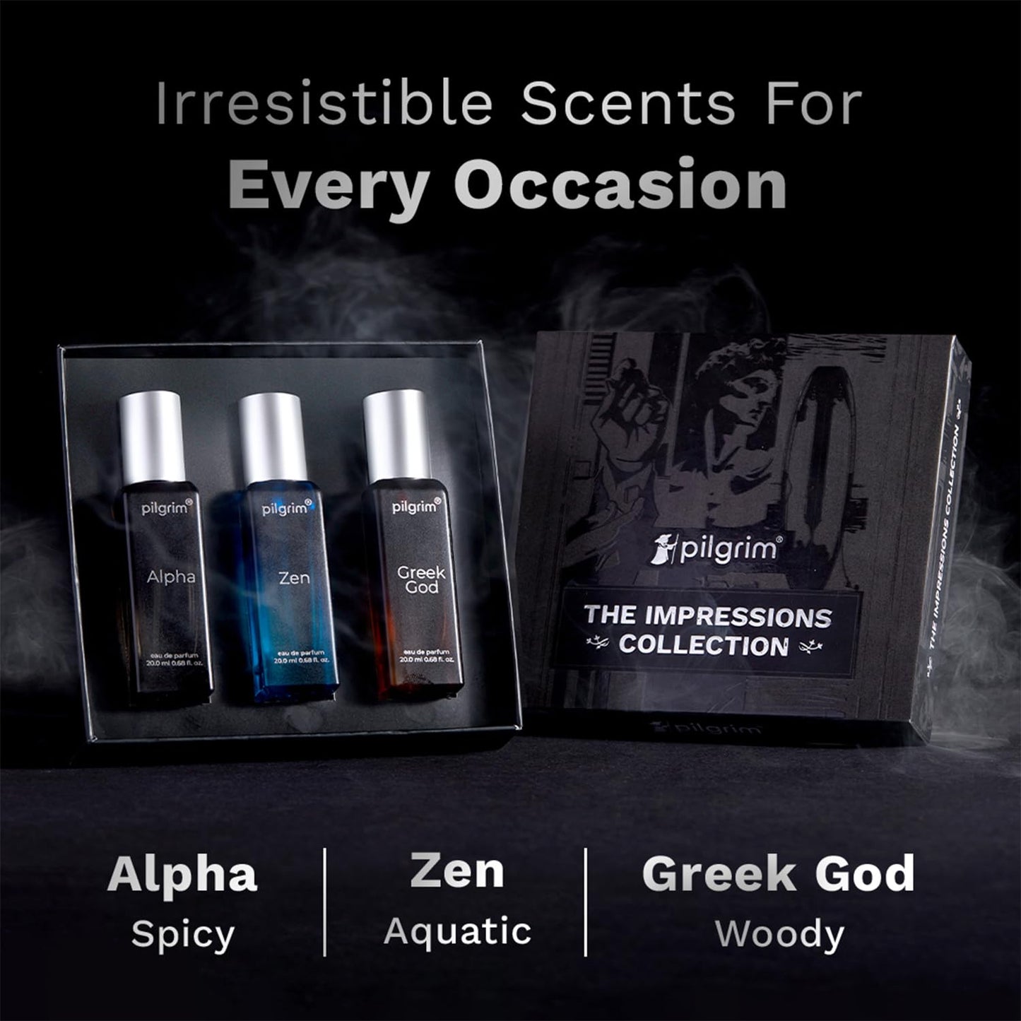 Perfumes & Deodorants- PILGRIM THE IMPRESSIONS COLLECTION PERFUME GIFT SET FOR MENS