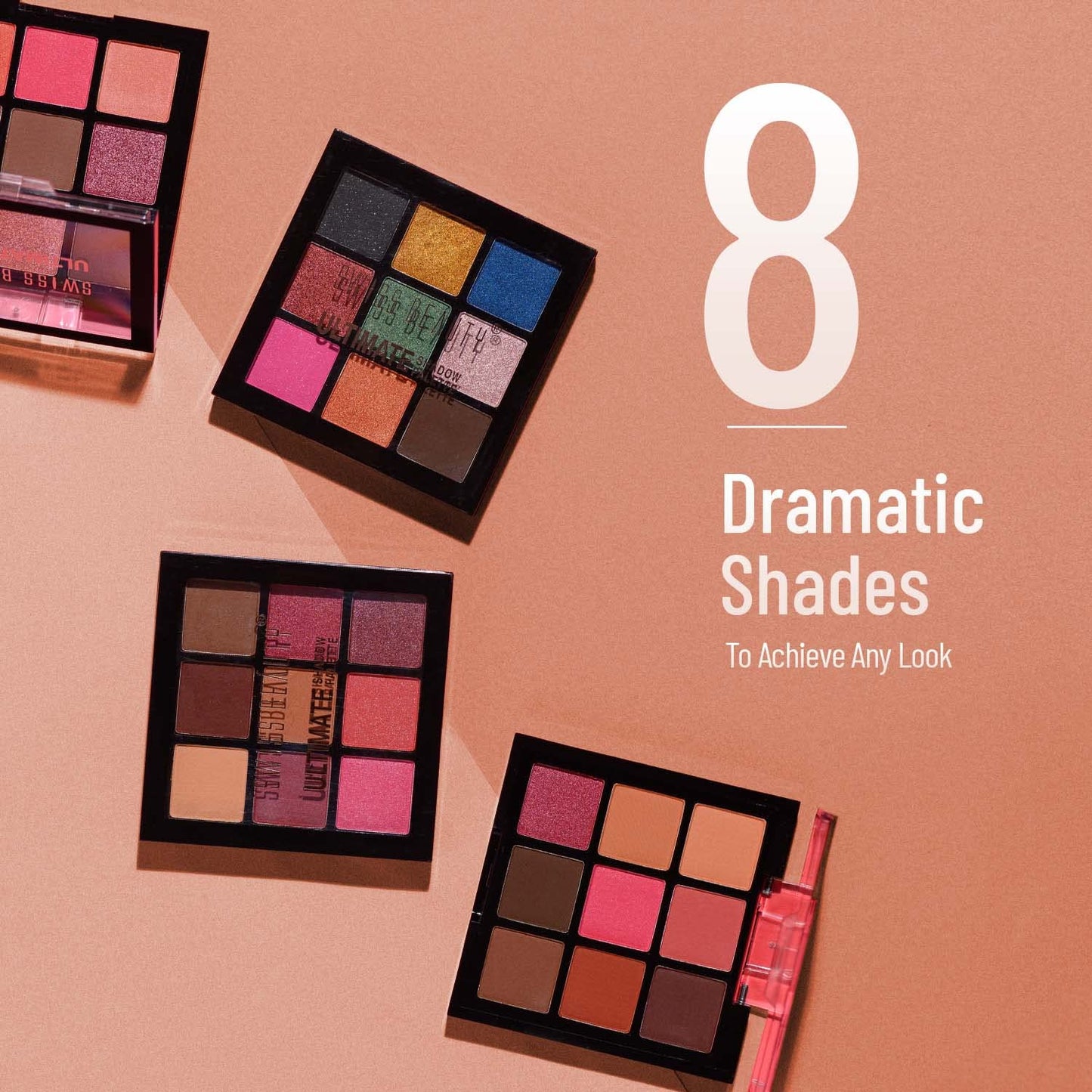 Makeup Eyeshadow- Swiss Beauty Ultimate Eyeshadow Multicolor Palette Kit.