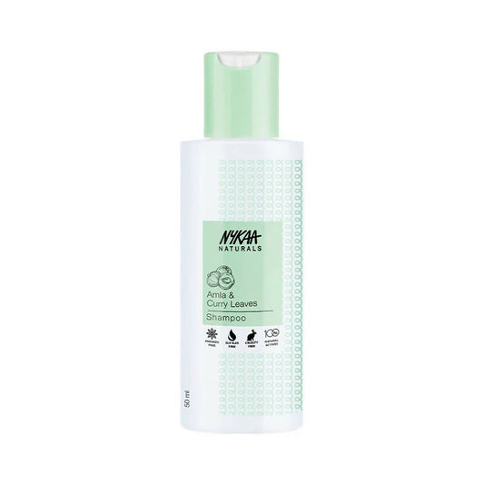 Nykaa Naturals Longer & Thicker Hair - Free Shampoo With Amla, Curry Leaves & Coconut Oil - 200 ml