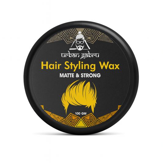 Men's Shaving, Styling and Grooming- Urban Gabru's Matte & Strong Hair Styling Wax 100gm