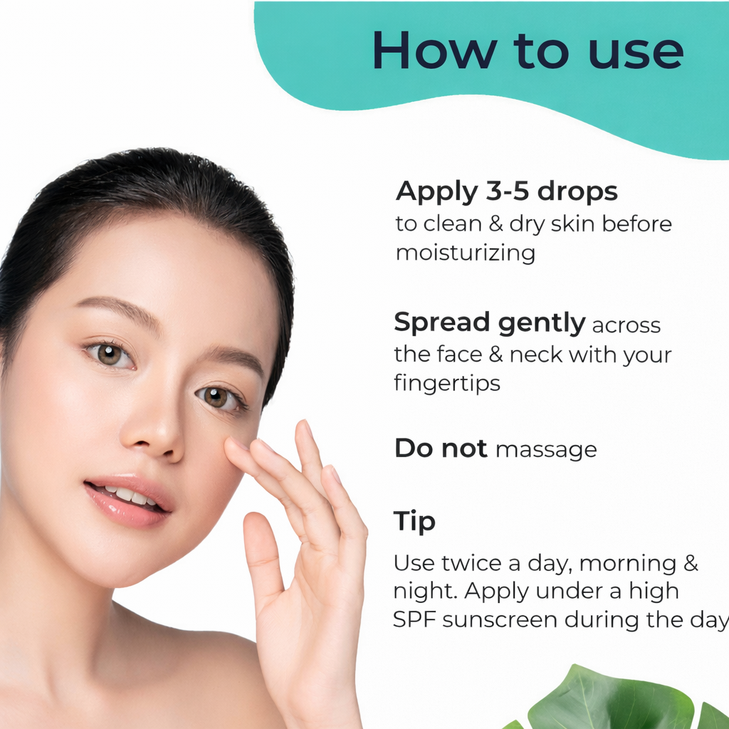 Face Serum- PILGRIM'S Vitamin-C Night Serum with Hyaluronic Acid & White Lotus, suitable for All Skin Types - 30ml