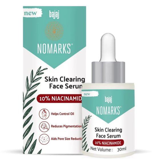 Face Serum- Bajaj No Marks Skin Clearing Face Serum with 10% Niacinamide 30ml
