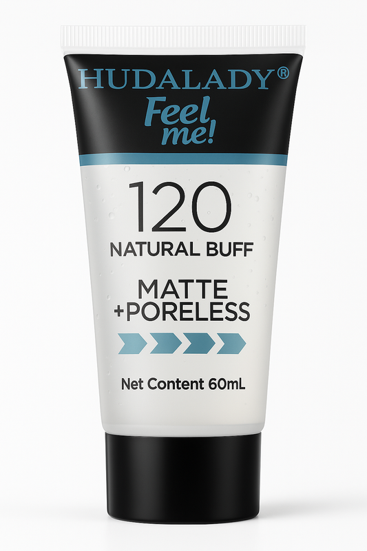 Makeup Primer- HudaLady Feel-Me 120 Natural Buff Matte & Poreless Pre-Makeup Face Primer 60ml