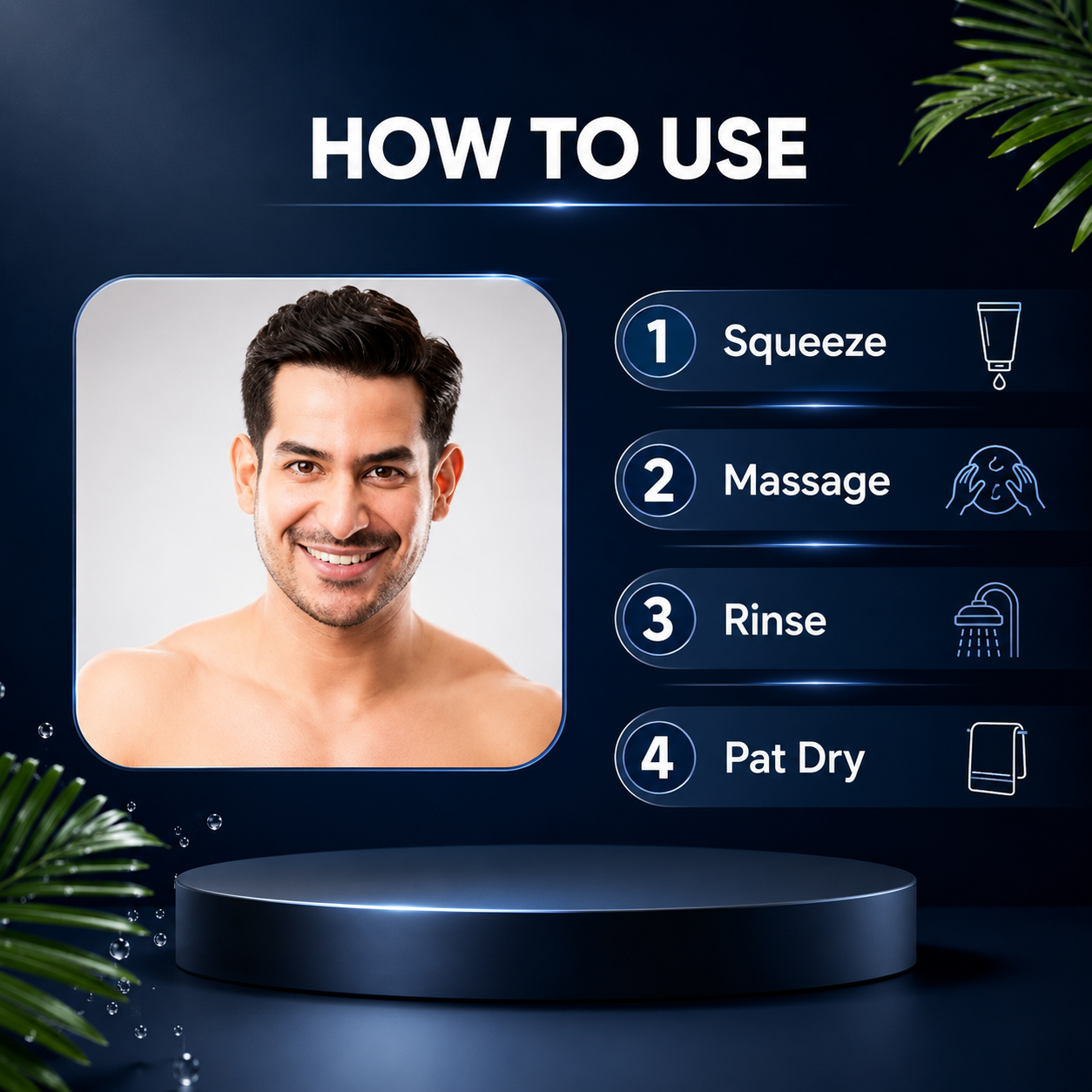 Face Wash- JOVEES Herbal's Paraben Free Advanced 4-in-1 Moisturizing Face Wash for Men - 100gm