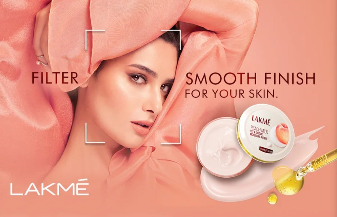Lotions & Moisturizers- Lakme Peach Milk Vit-E Creme Moisture-Riser 24 Hours Non-Sticky Moisturizer Lock 50gm