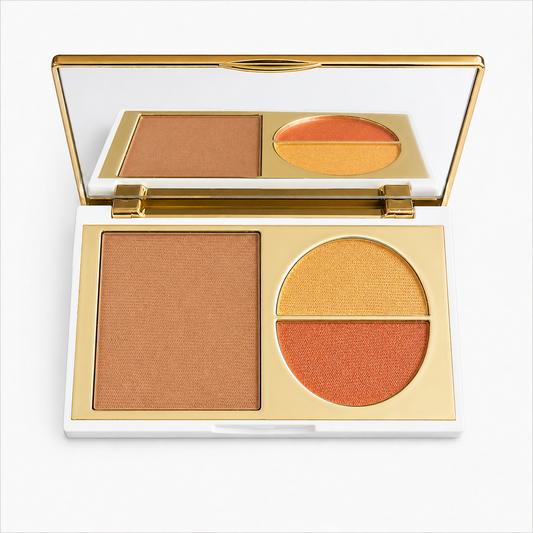 Makeup Kit- MyGlamm Total Makeover FF Matte Full Coverage Cream (5-in-1 : Primer, Concealer, Compact, Foundation and Skin Tone Corrector) Palette With SPF 30 - Hazelnut.