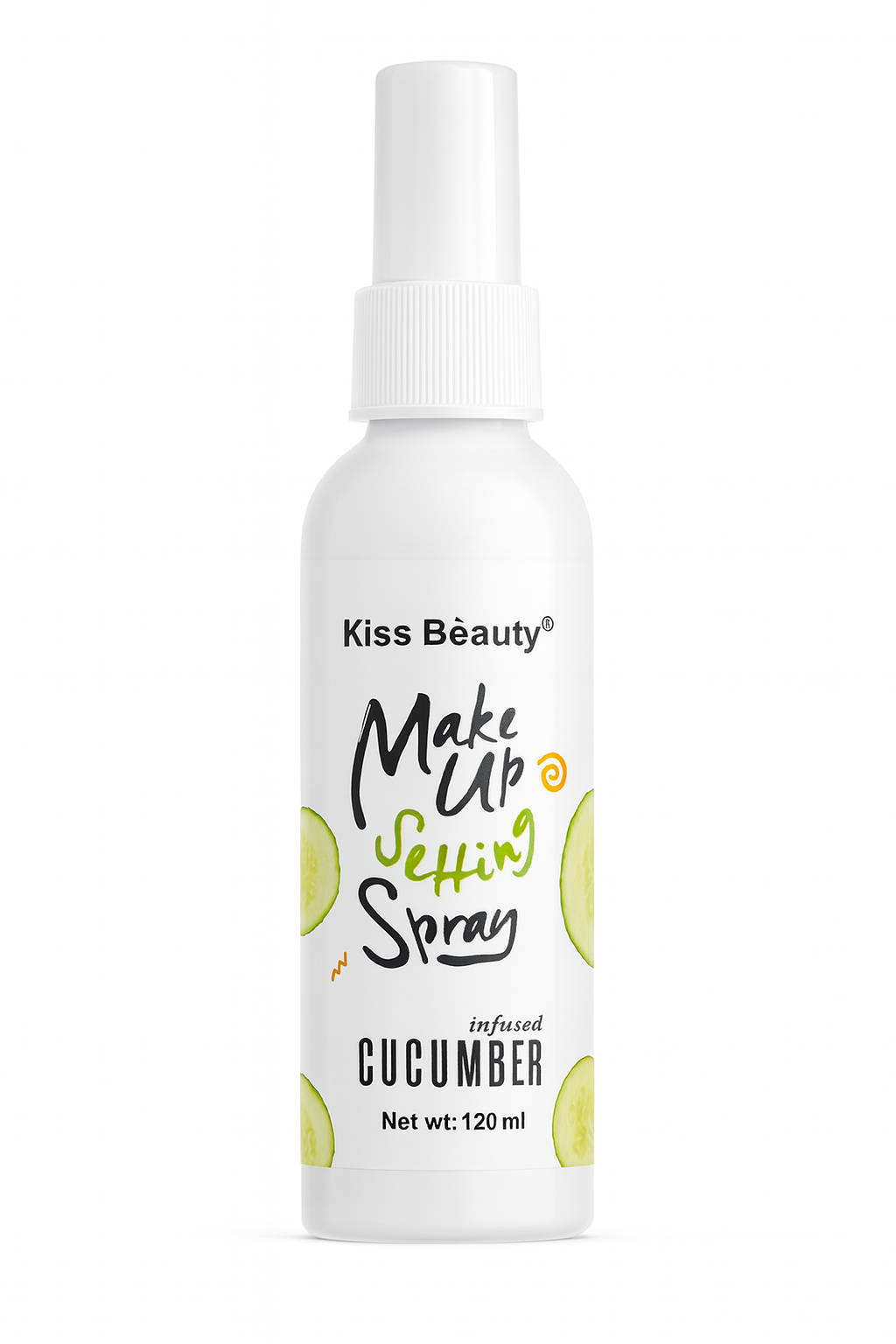 Makeup Fixer/Setting Spray- Kiss Beauty's Cucumber infused Makeup Setting Spray - 120ml