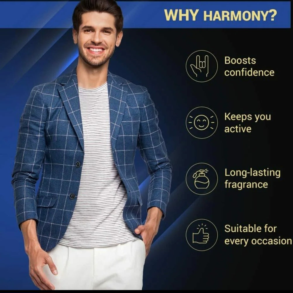 Perfumes & Deodorants- PARK AVENUE HARMONY Natural Perfume Spray for Men with Aromatic Blend Of Patchouli, Musk & Vetiver 50ml