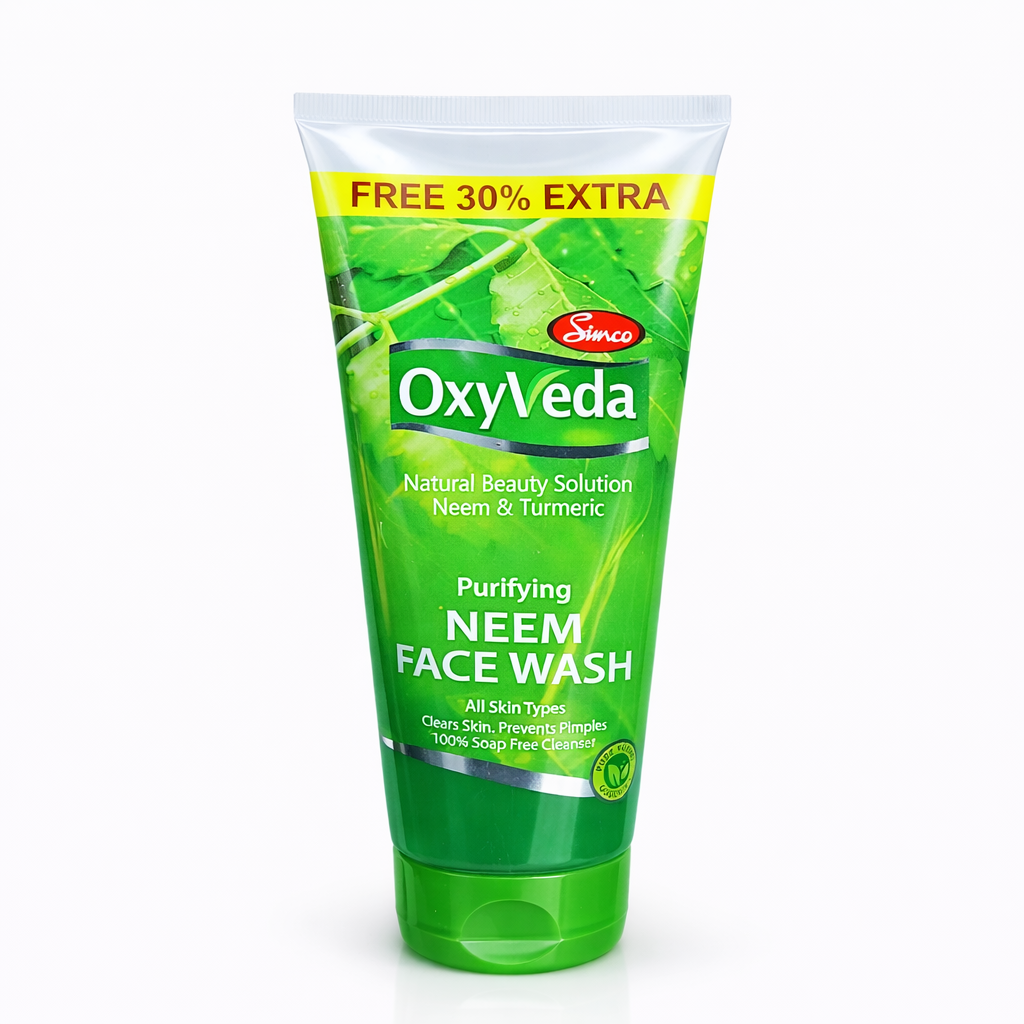 Face Wash- Magical Combo of OxyVeda Purifying Neem Face Wash (65 ml) and Cleansing Apricot Face Wash (65ml)