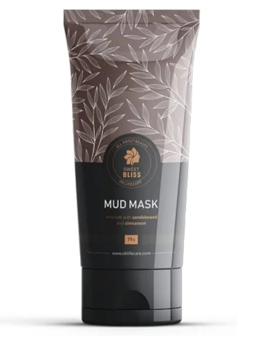 Face Pack & Sleeping Mask- Sweet Bliss Mud Mask enriched with Sandalwood & Cinnamon 75gm