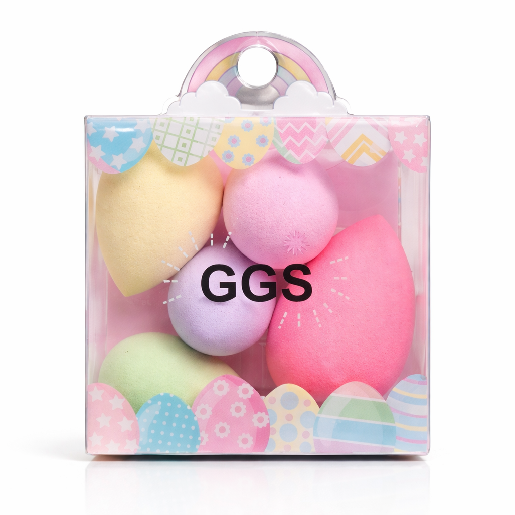Makeup Puffs, Sponges & Blenders- GGS Soft & Silky 5-in-1 Small Sized Professional Sponges - Pack of 5 multi-purpose units