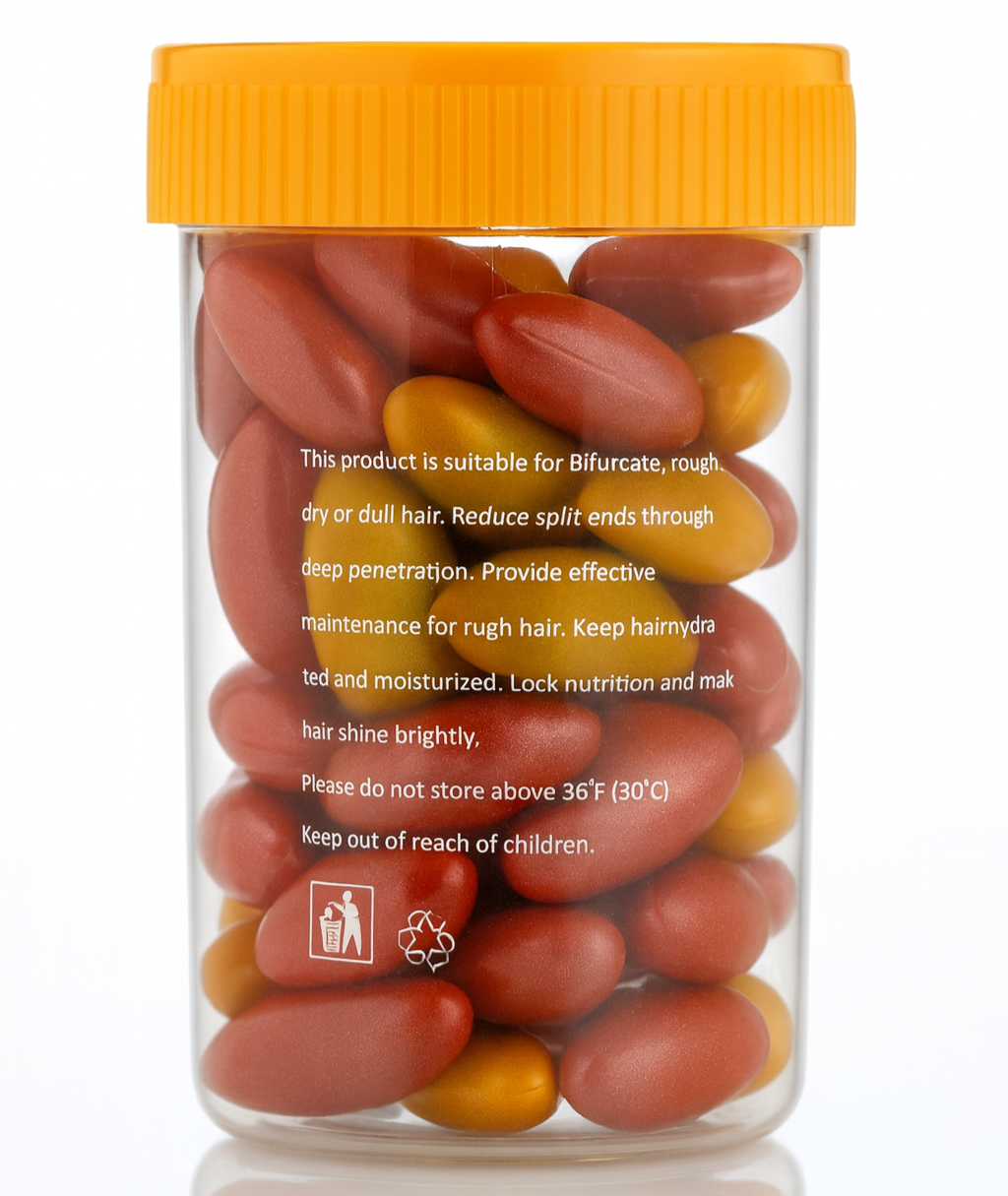 Vitamin-E Capsule- Colorway Hair Soften Essence Anti-Hairfall & Damage Repair Softgel Capsules enriched with Vitamin-E, which helps to Nourish the Scalp and Promots Healthier Hair - 60 Softgel Capsules in a Box