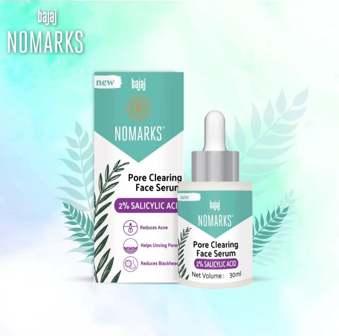Face Serum- Bajaj No Marks Pore Clearing Face Serum with 2% Salicylic Acid 30ml