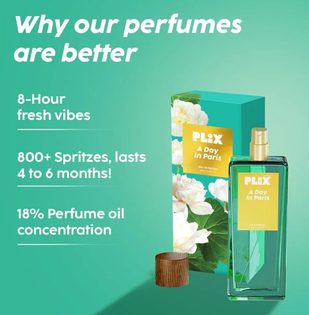 Perfumes & Deodorants- PLIX A Day in Paris Peonies & Geranium Perfume 100ml