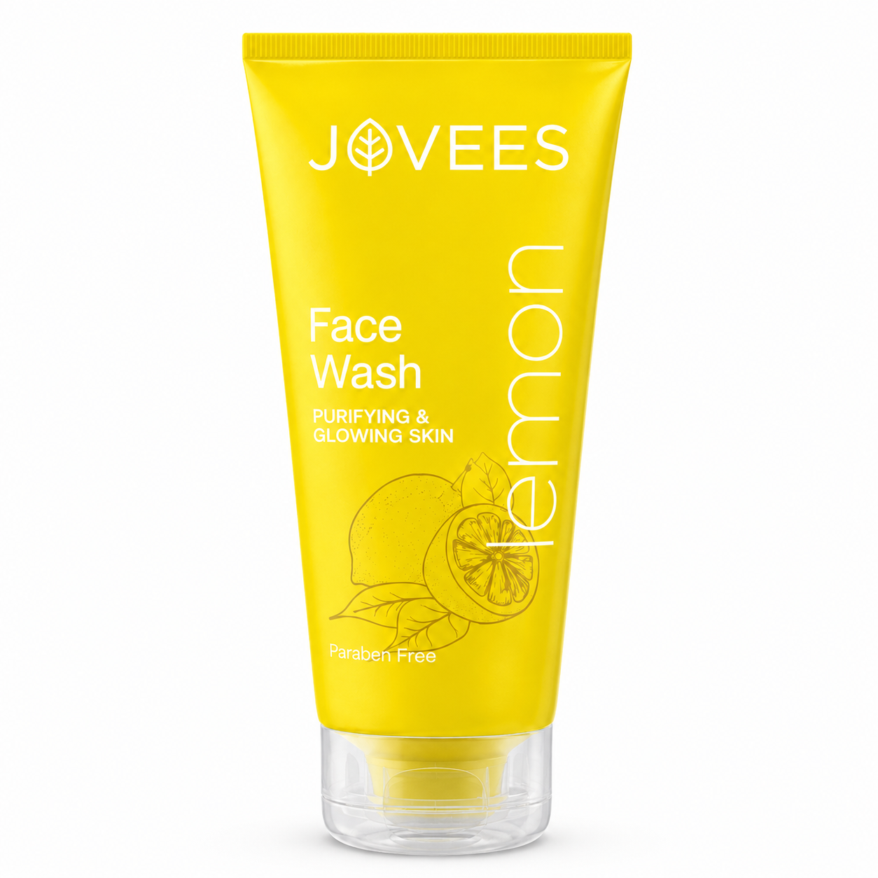 Face Wash- JOVEES Herbal's Paraben Free LEMON Face Wash for Purifying & Glowing Skin - 50ml