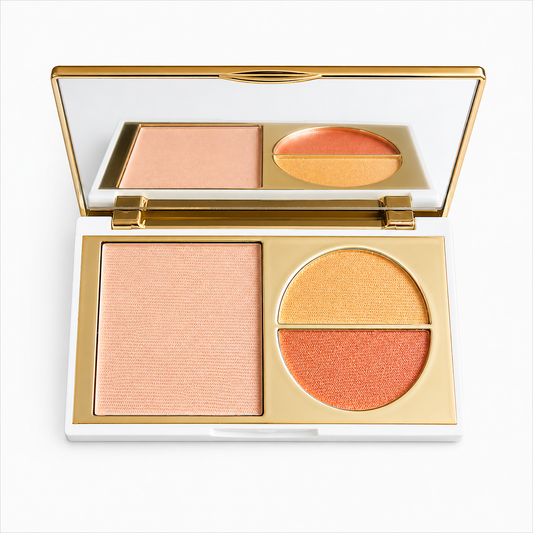Makeup Kit- MyGlamm Total Makeover FF Matte Full Coverage Cream (5-in-1 : Primer, Concealer, Compact, Foundation and Skin Tone Corrector) Palette With SPF 30 - Latte.