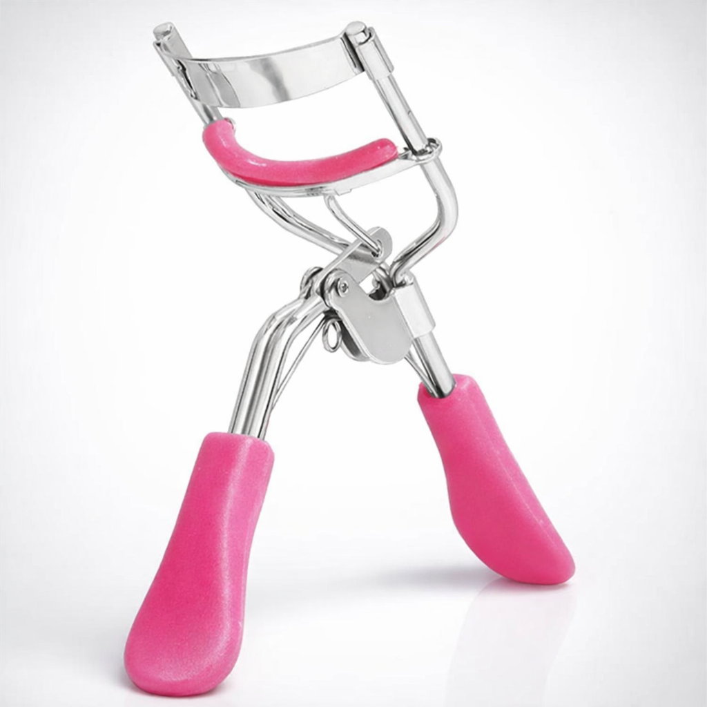 Makeup Eyelash Curler- GGS Wide-Angle Eyelash Curler is designed to curl eyelashes, featuring a stainless steel body and comfortable handles - 1 Piece
