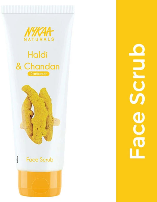 Face Scrub- Nykaa Naturals Haldi & Chandan Radiance Face Scrub 100gm