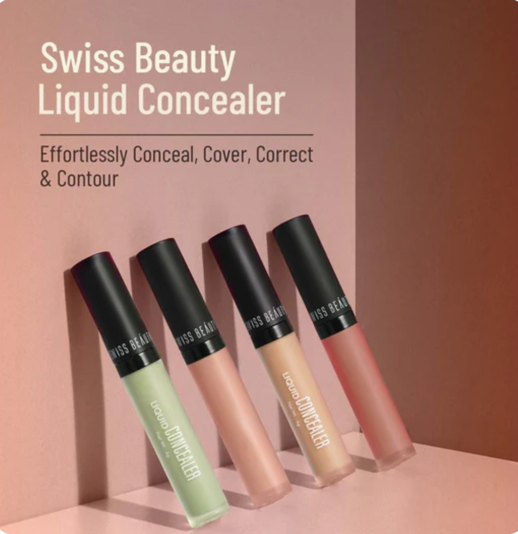 Makeup Concealer- SWISS BEAUTY Perfect Liquid Concealer 6gm (Shade-14: Warm Honey)