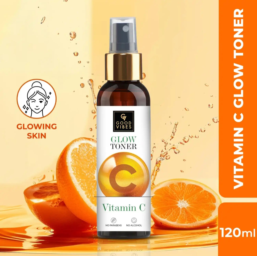 Face Toner- Good Vibes Vitamin-C Glow Toner 120ml