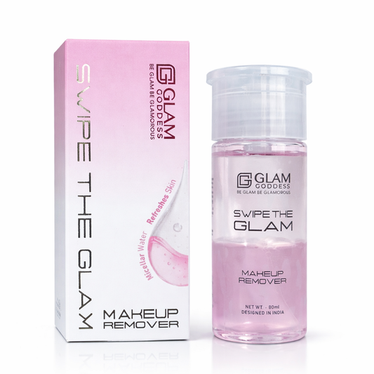 Makeup Remover- GLAM Goodness's Swipe The GLAM Makeup Remover Pink - 80ml