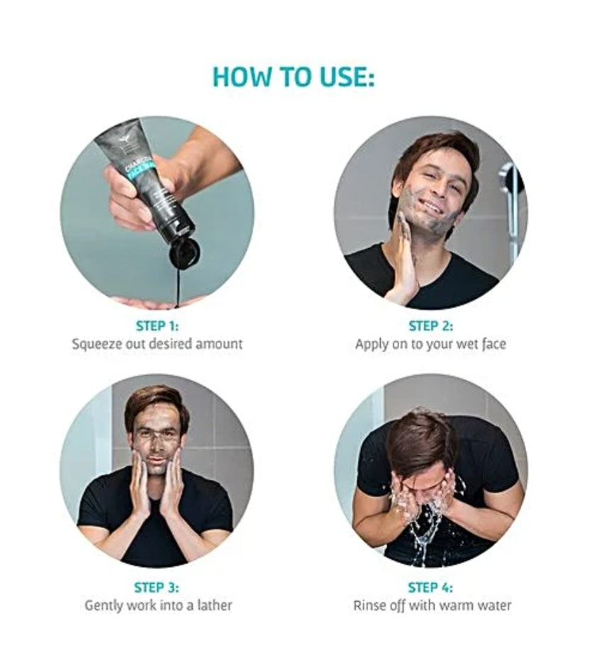 Face Wash- Bombay Shaving Company Charcoal Face Wash which Fights with Pollution & Removes Excess Oil 50gm