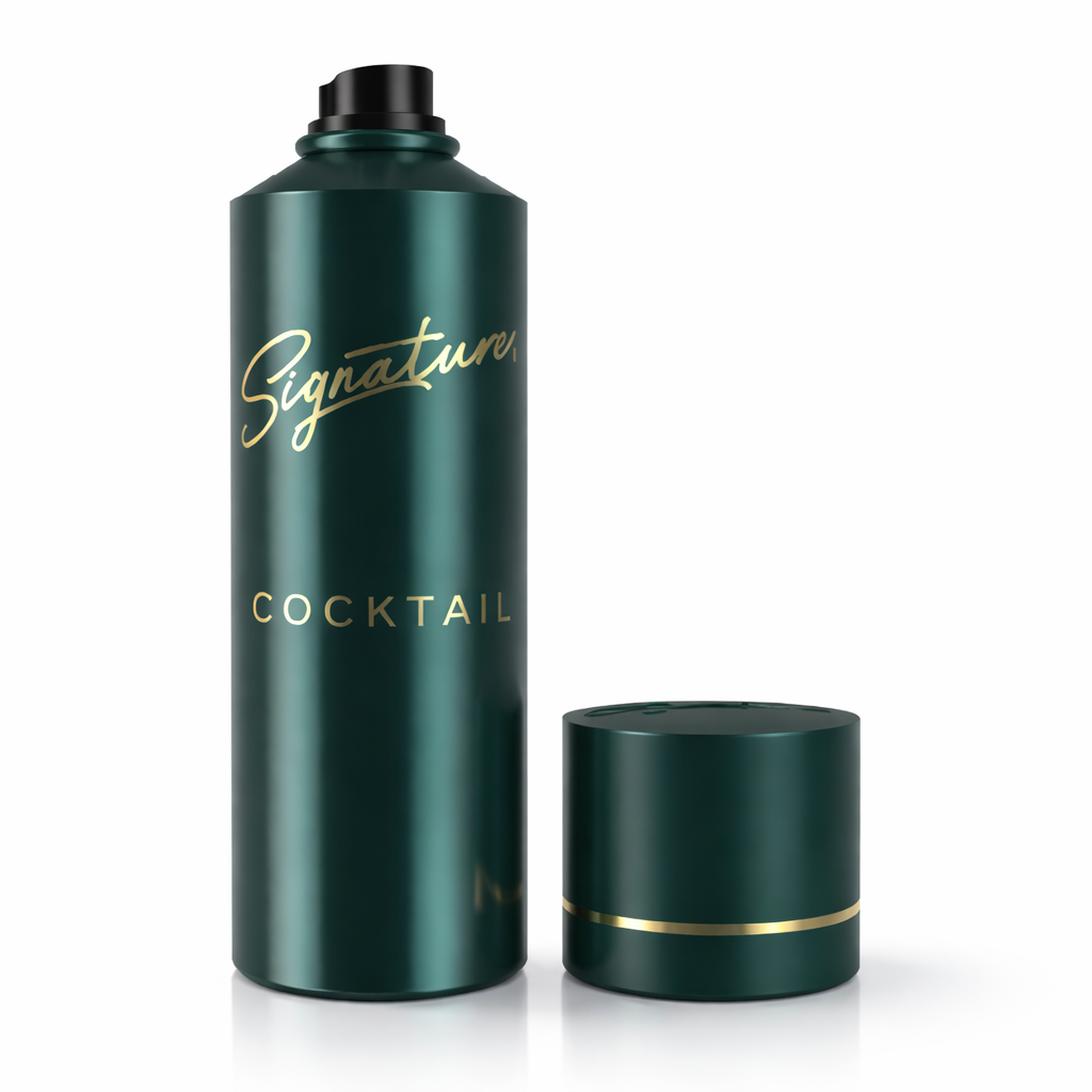 Perfumes & Deodorants- Signature COCKTAIL Unisex Long-Lasting Fragrance Body Spray which Includes Notes of Plum, Black Currant, Kiwi, Bergamot, Tobacco and Sea Water - 200ml