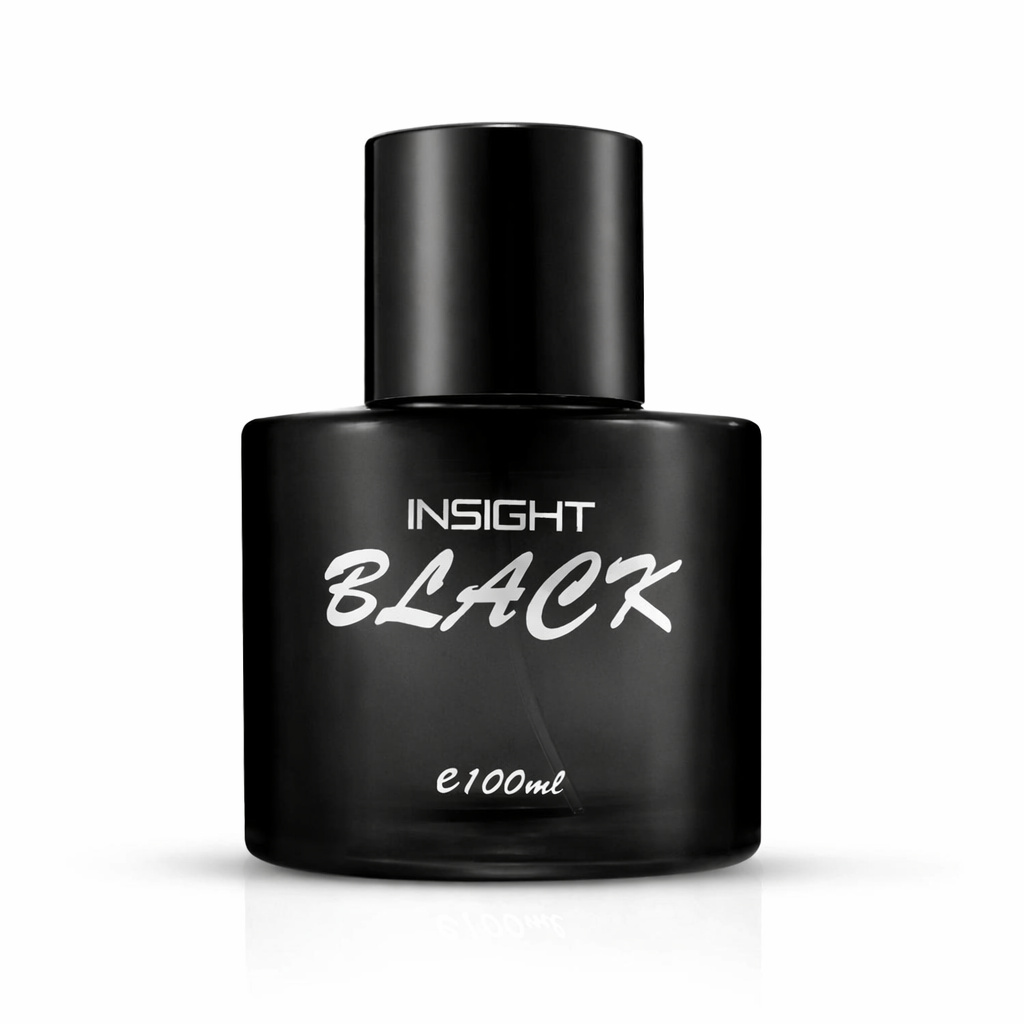 Perfumes & Deodorants- INSIGHT's BLACK Pour Homme EDU Long-Lasting Refreshing Perfume for Men featured with Floral and Fruity Notes and is Suitable for Everyday Wear - 100ml