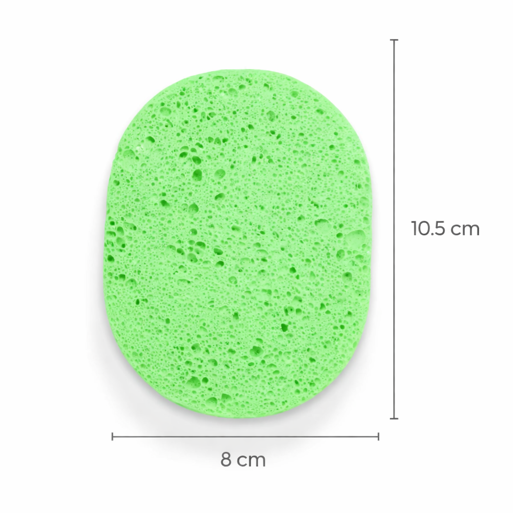 Makeup Puffs, Sponges & Blenders- Sweet Beauty Exfoliate Premium Quality Facial & Makeup Cleansing Sponges - Pack of 2 Pieces