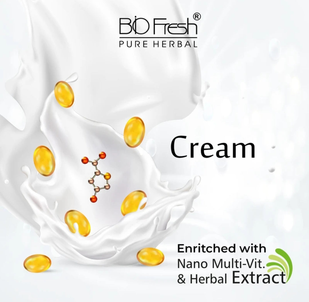 Lotions & Moisturizers- BioFresh Pure Herbal Aroma Tropicana Fruits Skin Moisturizing Cream with Multi Fruits Extract which Revitalizes, Moisturizes & Nourishes the Skin 200ml