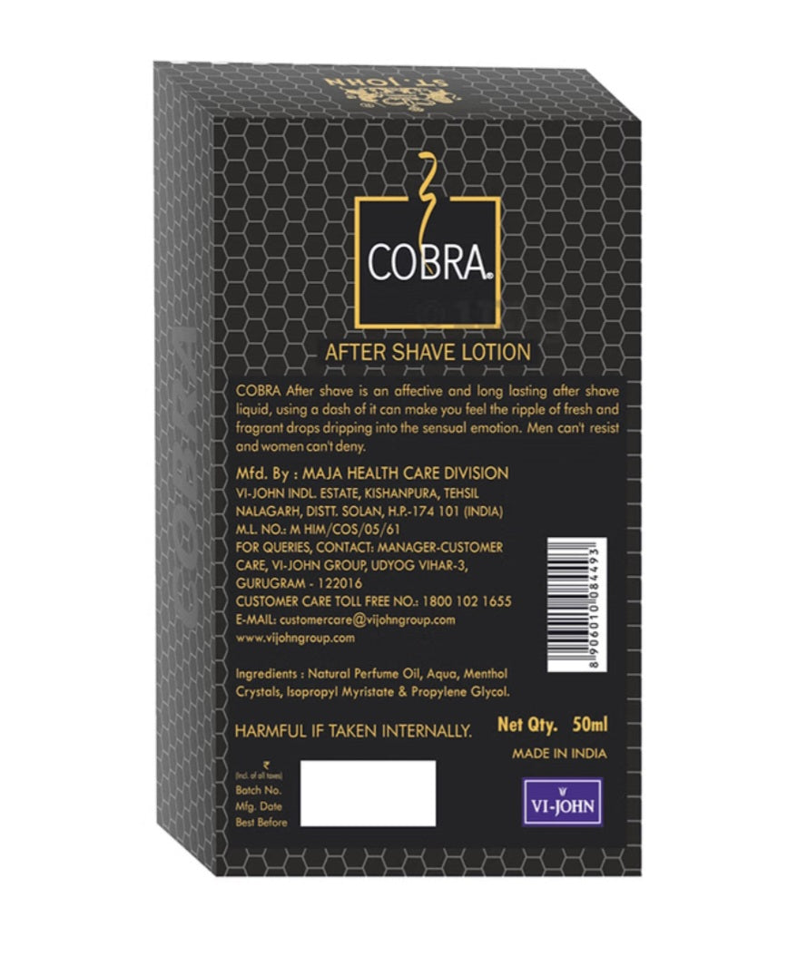 Shaving- St. John (by Vi-John) COBRA After Shave Lotion 50ml