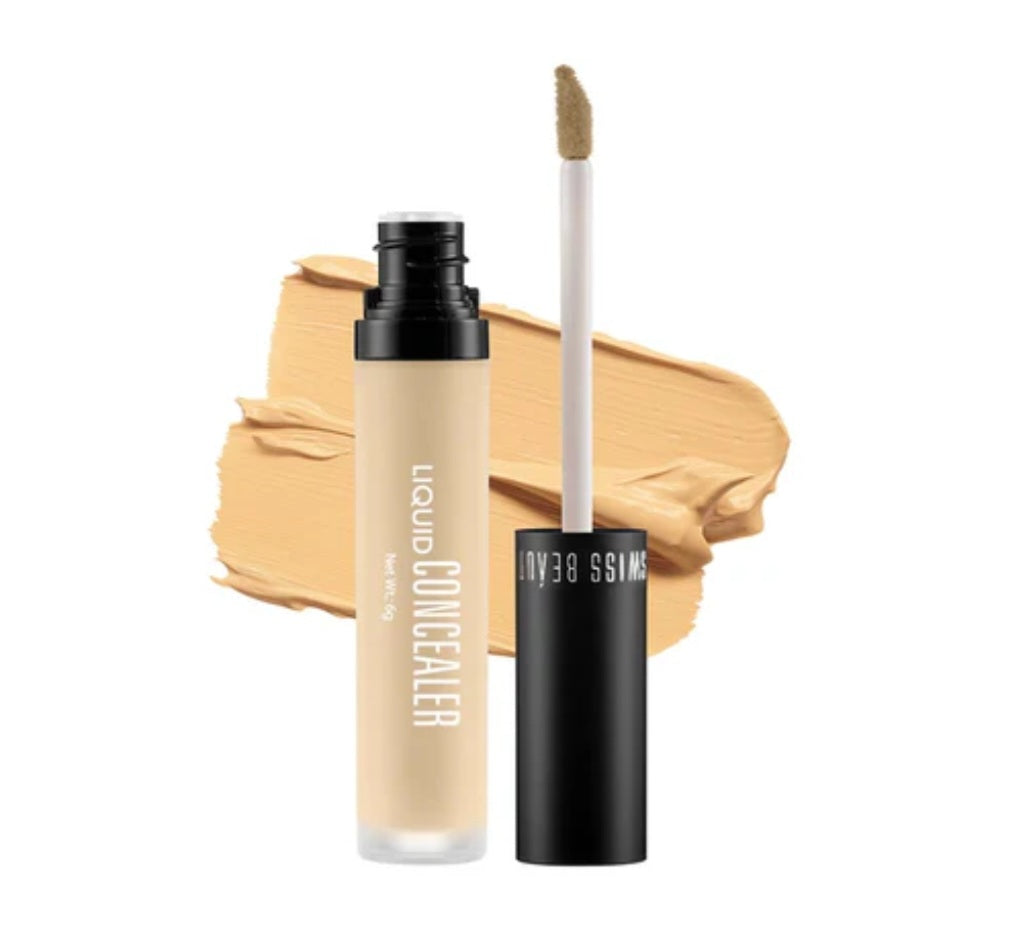 Makeup Concealer- SWISS BEAUTY Perfect Liquid Concealer 6gm (Shade-07: Yellow)
