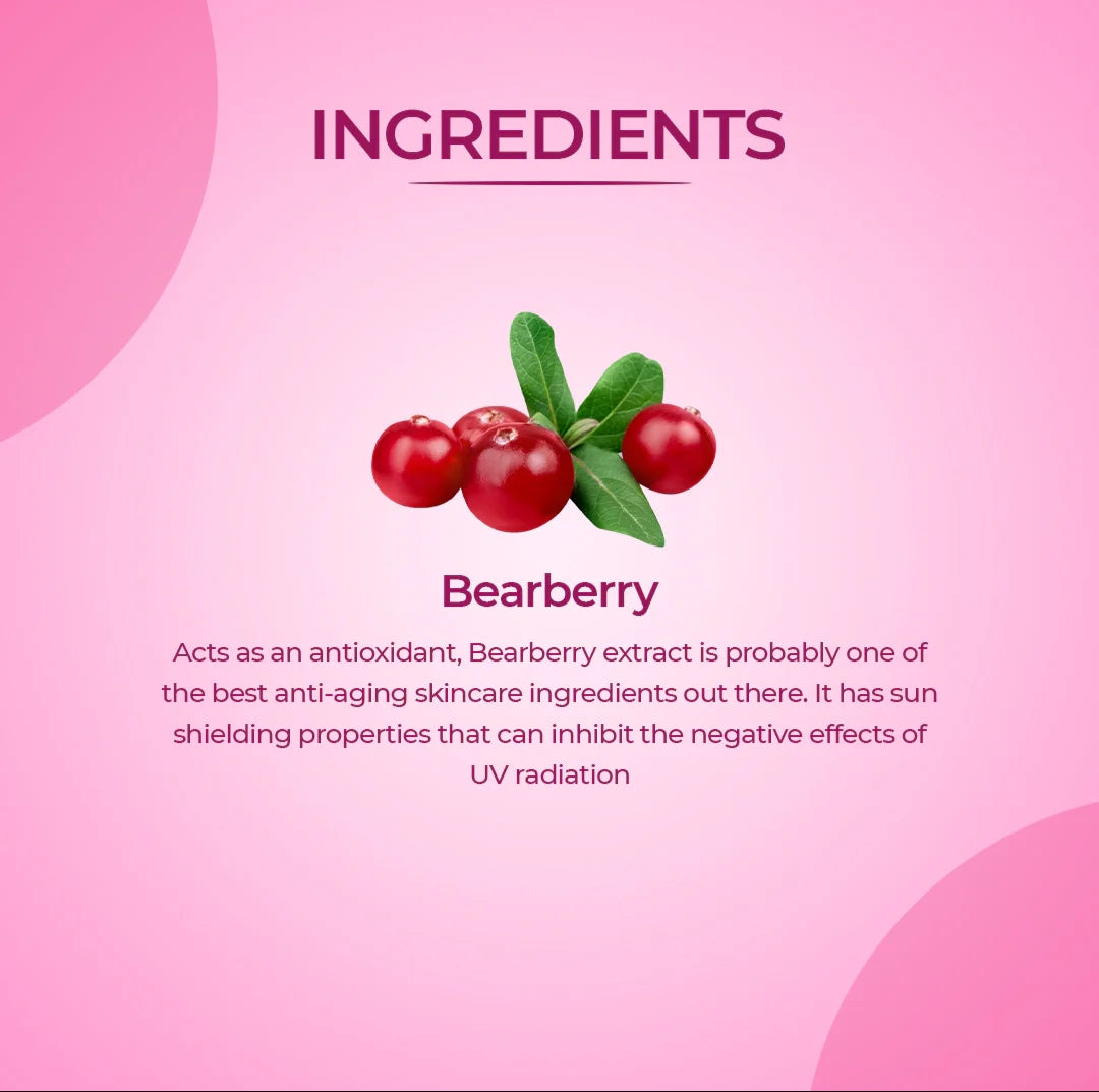 Brightening & Glowing Cream- Asta Berry Skin Brightening Glow Creme with Bearberry Extract and Vitamin-E 50gm