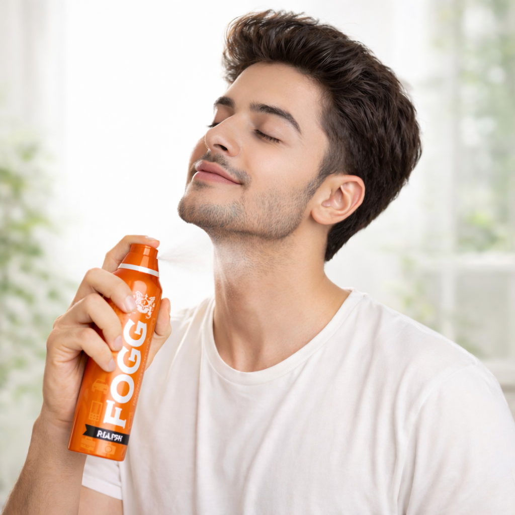 Perfumes & Deodorants- Fogg HAPPY Mobile Pack Long-Lasting Refreshing Fragrance Body Spray for Men - 25ml