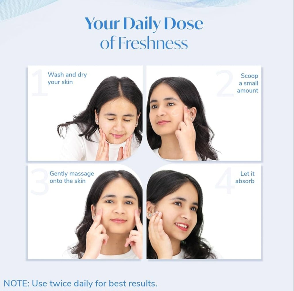 Aloe Vera Gel- MeGlow Nourishing Aloe Vera Gel with Cucumber extract for Intense Hydration 100gm