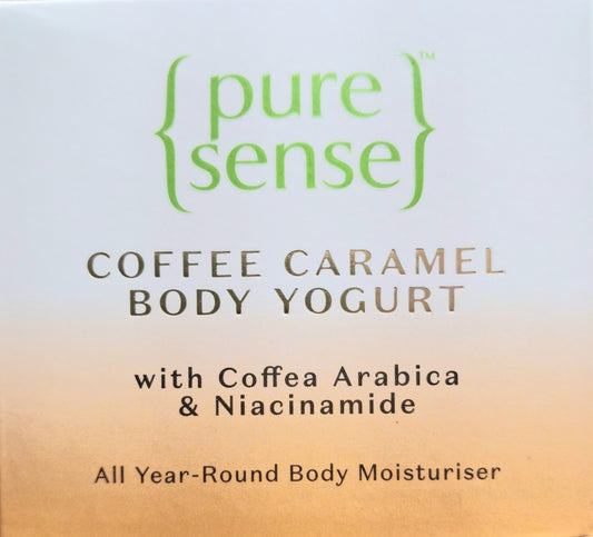 Lotions & Moisturizers- Pure Sense Coffee Caramel Body Yogurt with Coffee Arabica & Niacinamide for Deeply Nourished, Moisturised and Glowing Skin. Light Weight Hydration for All Skin Types 160ml